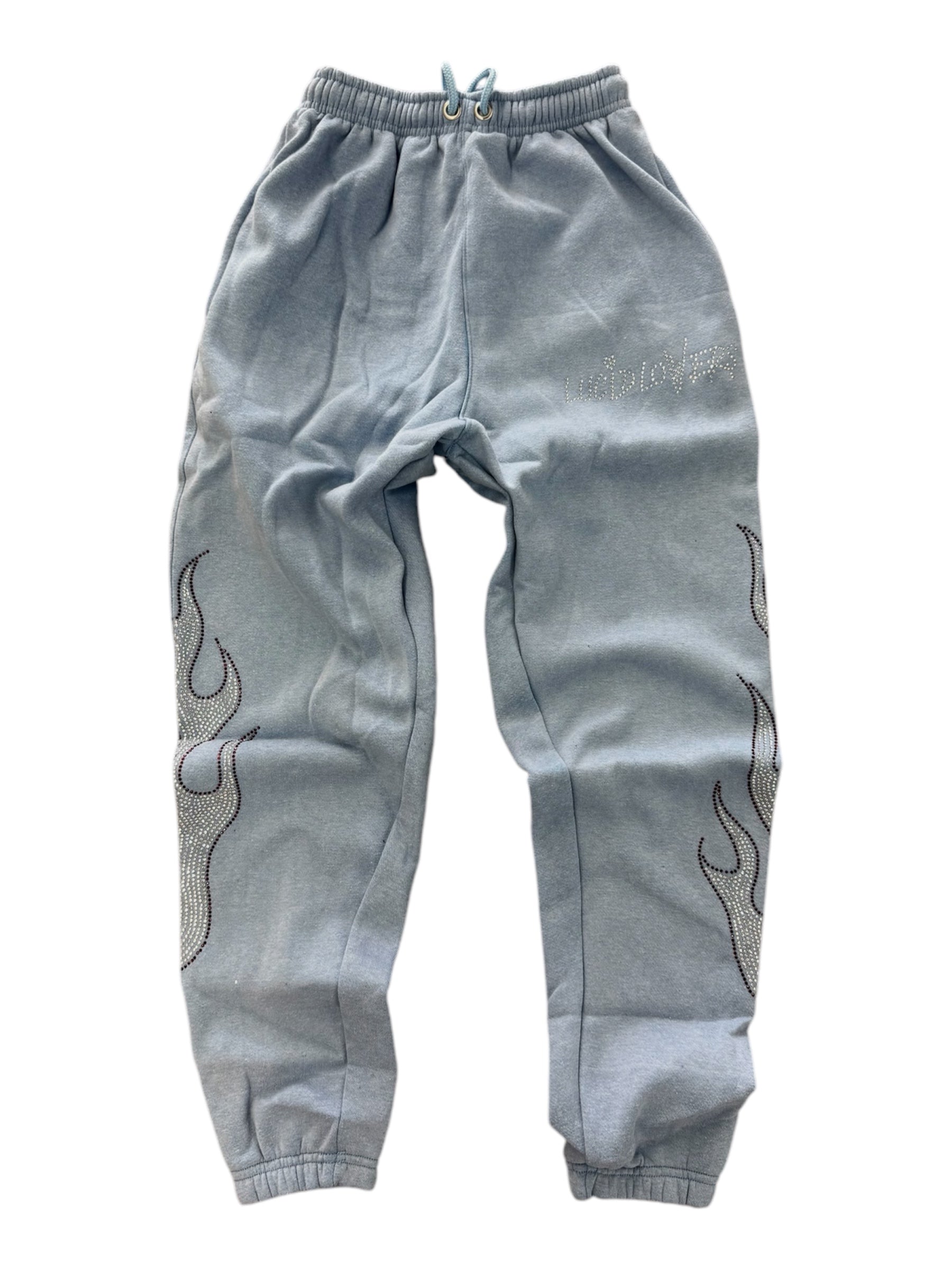 Exclusive Only Rhinestone Sweatpants BABY BLUE