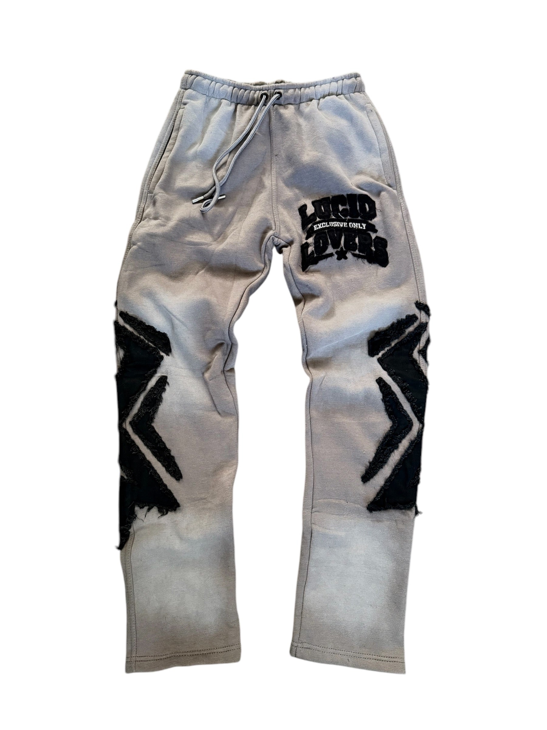 Exclusive Only Appliqué Pants GREY
