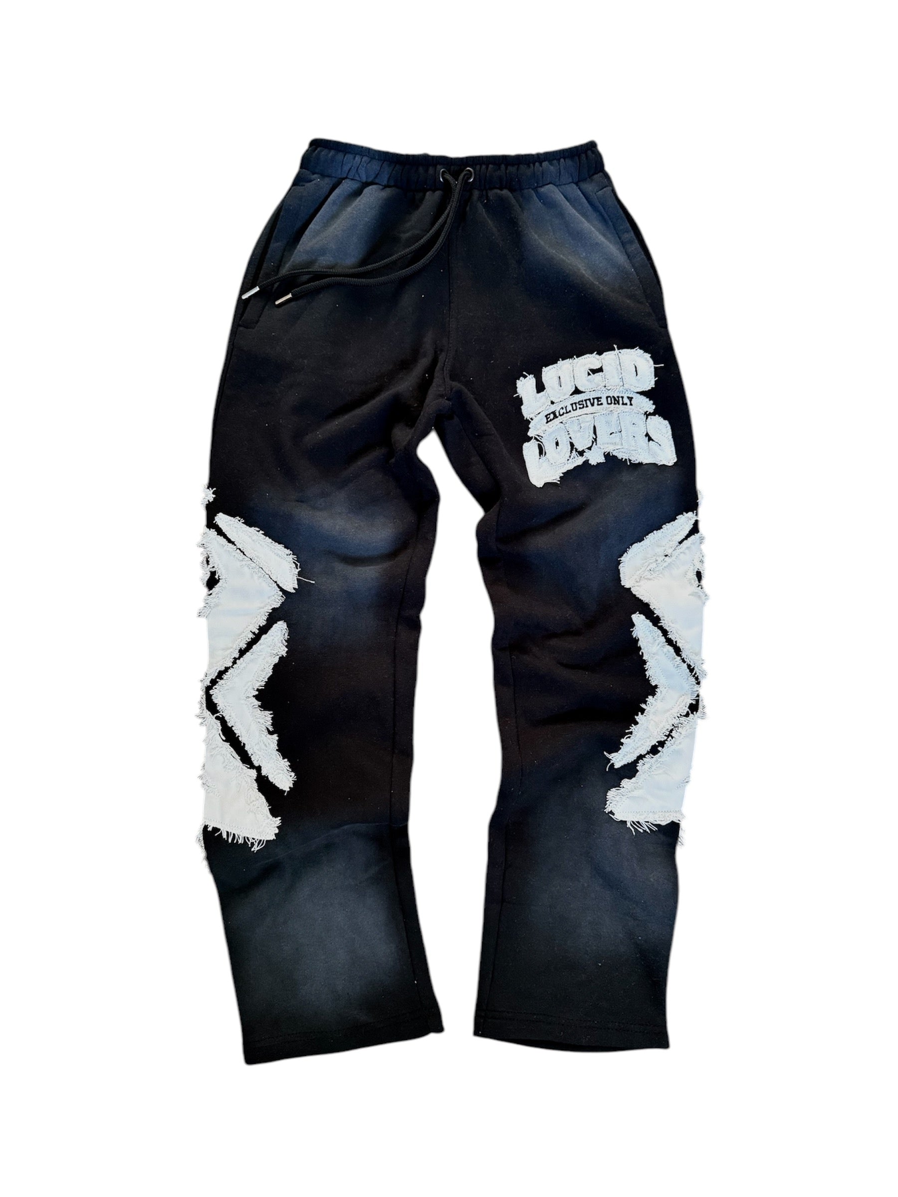 Exclusive Only Appliqué Pants BLACK