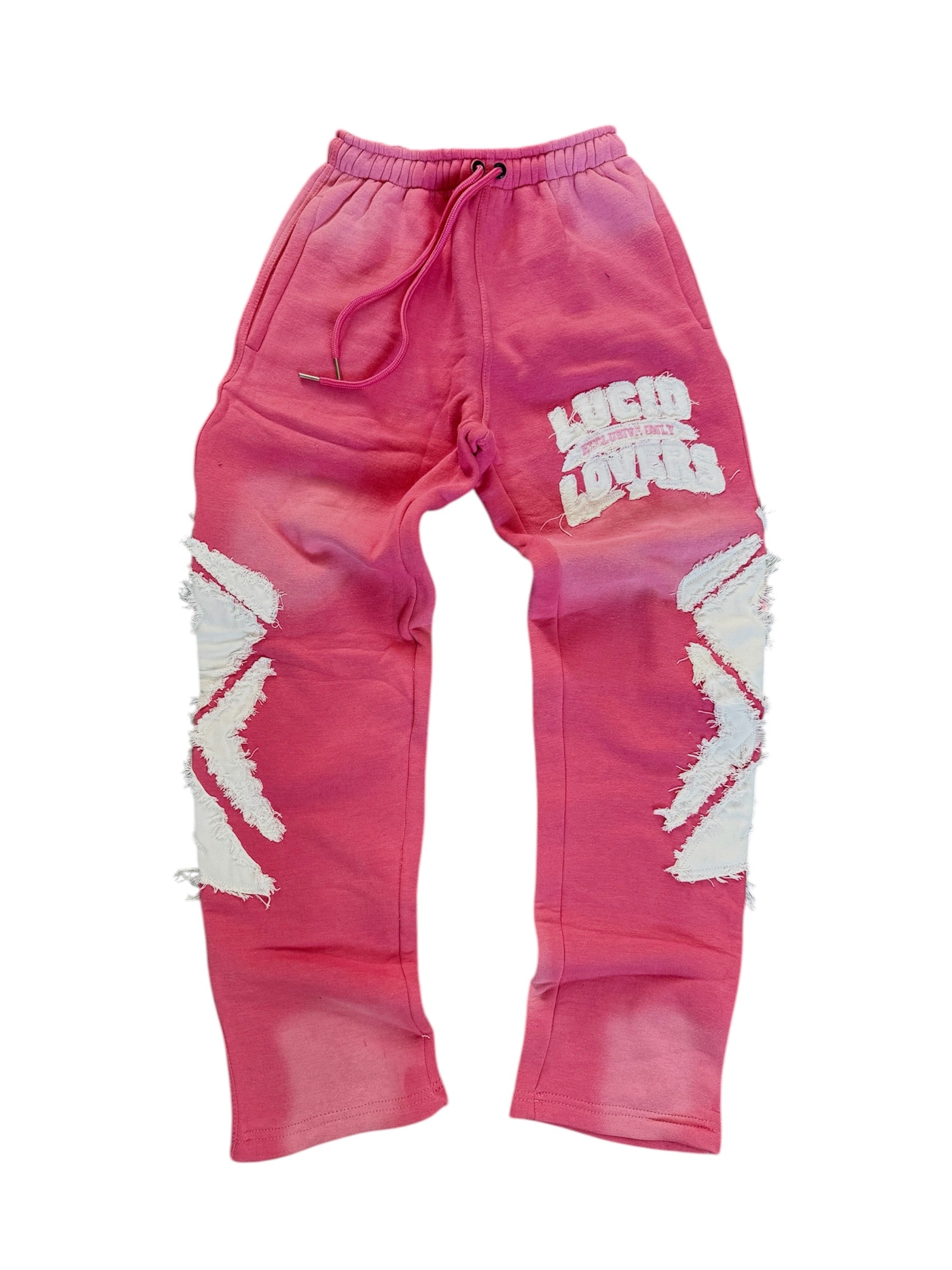 Exclusive Only Appliqué Pants PINK